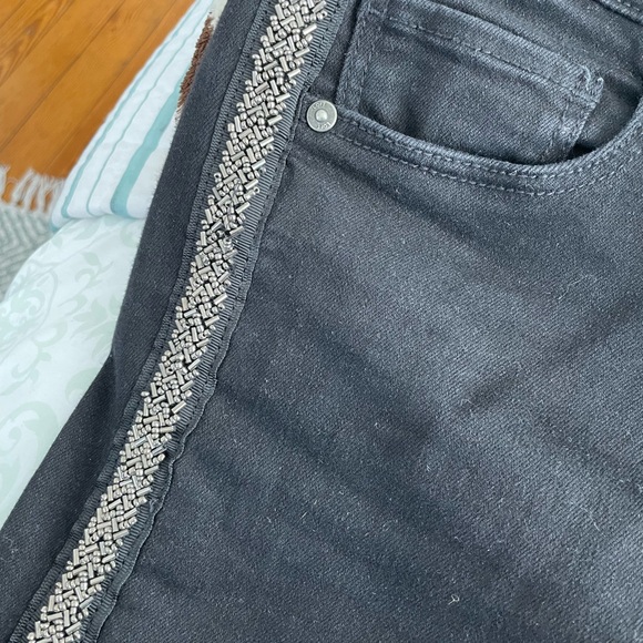 Loft Modern Skinny black size 10 30 inch waist - Picture 5 of 5